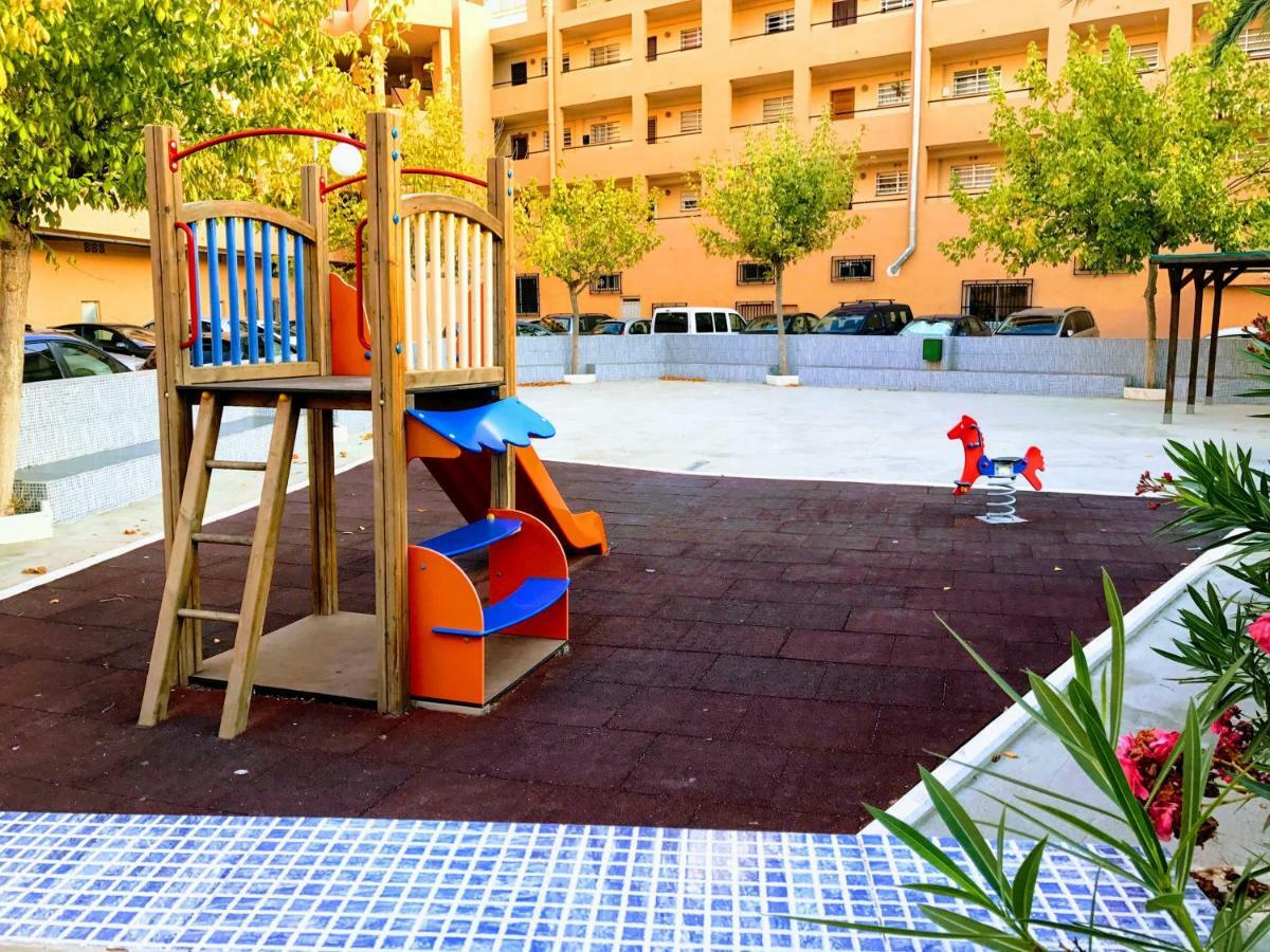 Villa Del Mar Apto Playa Pobla de Farnals Exteriör bild